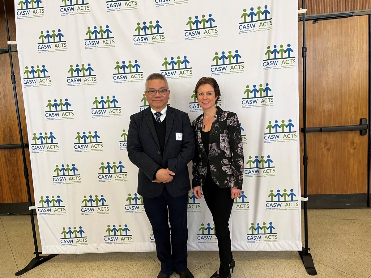 ACSW Council President Siu Ming Kwok with MCSW Executive Director and Registrar Barbara Temmerman,  joined CASW's social work month celebration today, Seven Points of Unity: Many Possibilities!

#NSWM2024 #SocialWorkOffersPossibilities 
facebook.com/casw.acts/vide…