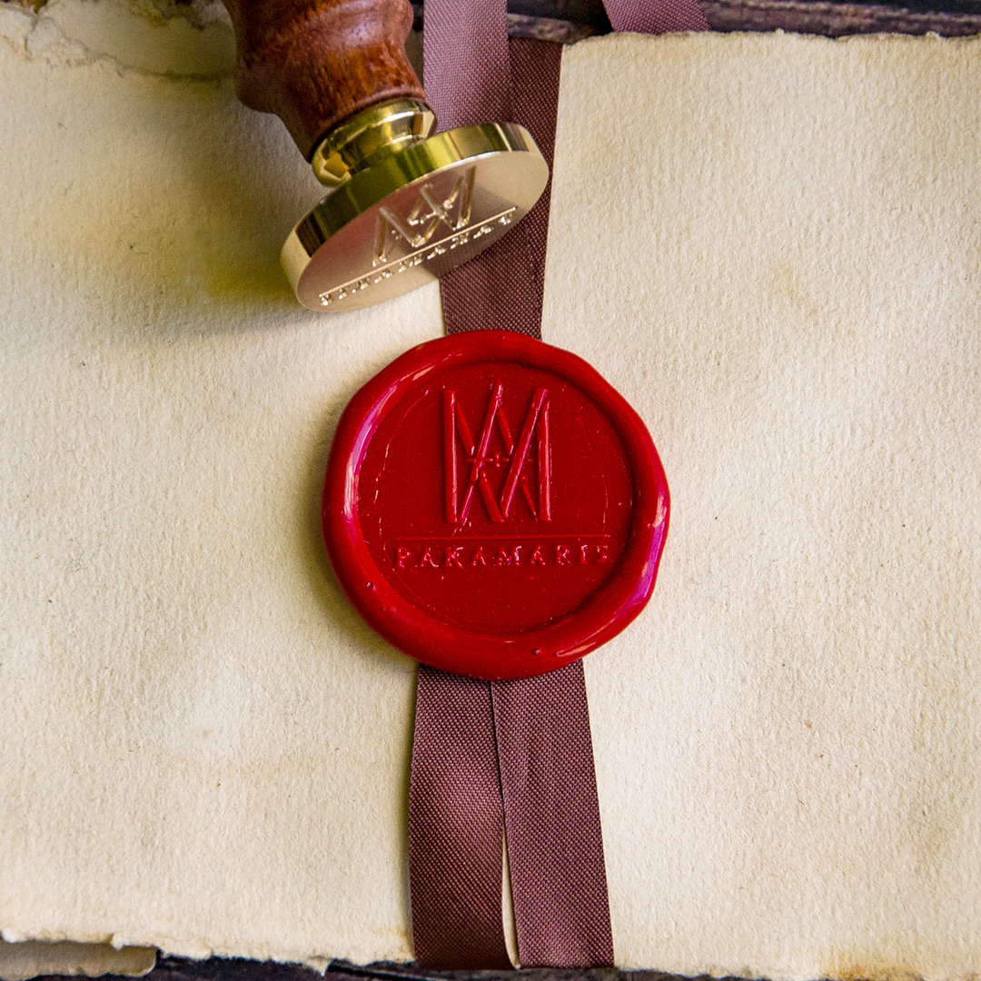 A long, long time ago, maybe not so long ago, there was such a profession - #PAKAMARIS. I really didn't know who they were and what they did. I had to look into it and have one of the current surveyors create a wonderful #WaxSeal with his #initials.