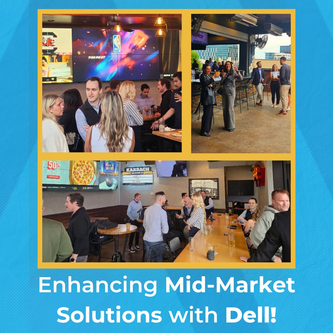 Weaver_Tech's tweet image. Last night, we teamed up with the Dell Mid Market Team! Focused on partnership and strategies for mid-market success, we&apos;re all set to elevate your business outcomes! Let&apos;s collaborate for seamless solutions! #Collaboration #Partnership #WeaverTech #BusinessSolutions