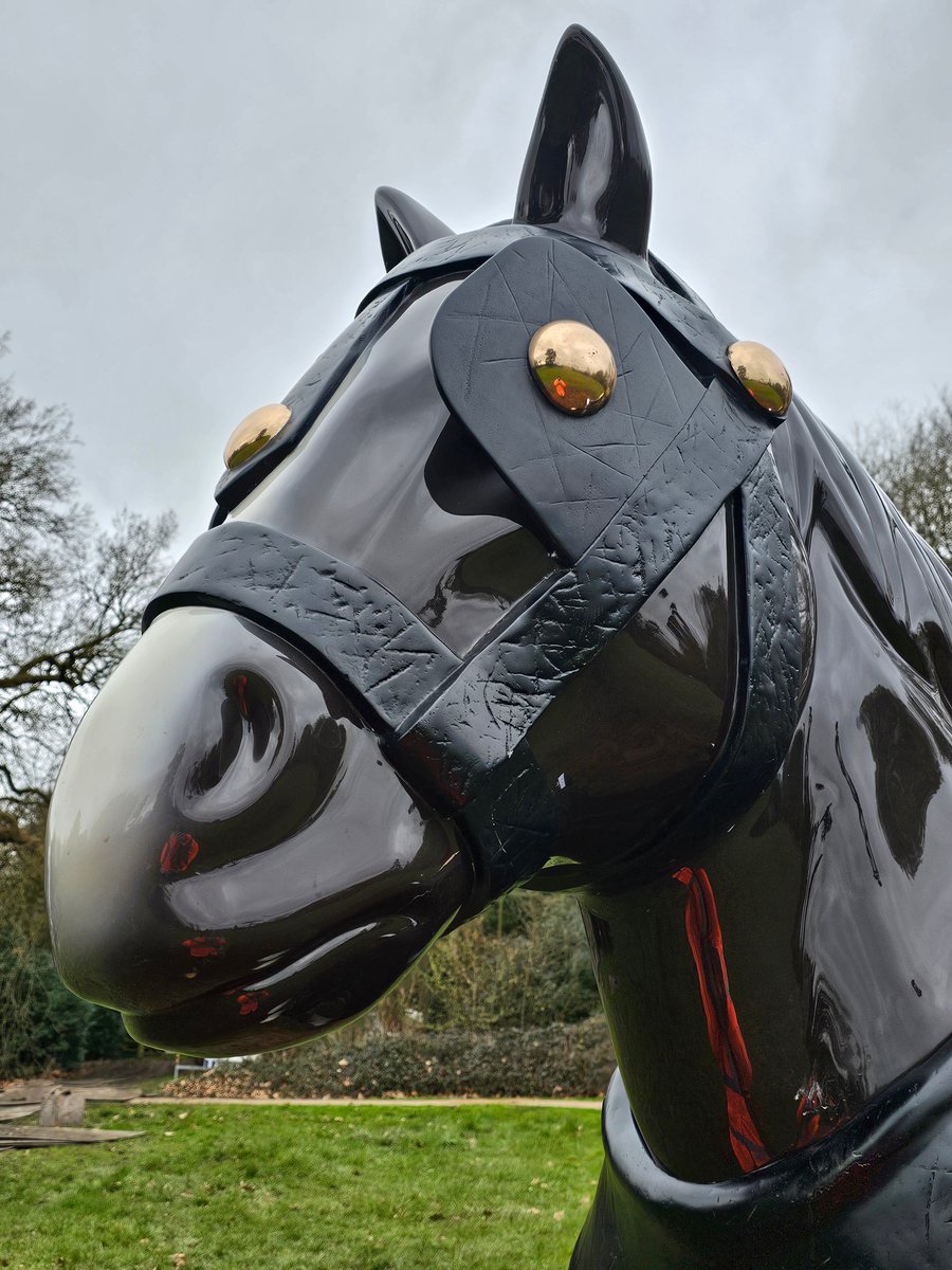 Had a great time last week condition checking the new Sculpture in the Park @ComptonVerney . Although, the choice of a bright orange jacket on the day did make photographing the very shiny Perceval quite tricky! #ConditionAssessments #museum #artmuseum #freelanceconservation