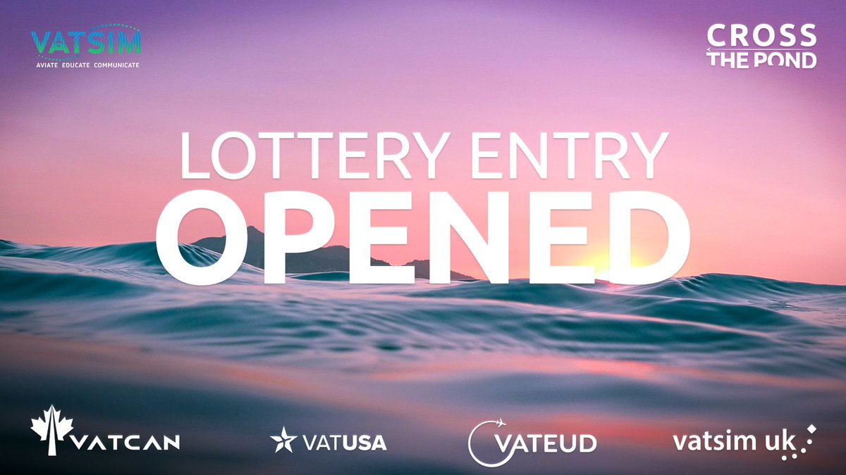 Erm *clears throat*, our SLOTTERY is now open! You can read how this happens, when it happens, and all the other details on the @vatsim forums: forum.vatsim.net/t/20th-april-2… PS: with the event timeline, don't forget to mark the date for the Pilot Briefing Seminar - 17APR24 ;)