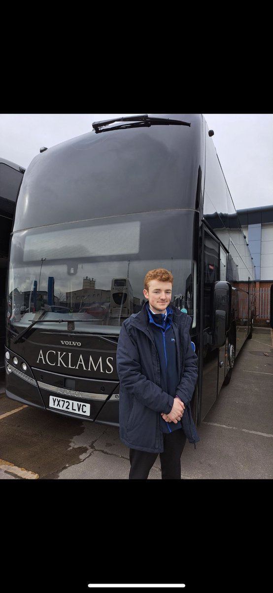 Congratulations to Oliver on passing his PSV licence, well done and look forward to seeing you out on the road. Great work from the Acklams Training Academy👏👏👏👏👏 the build up for the Summer has begun 🚌☀️