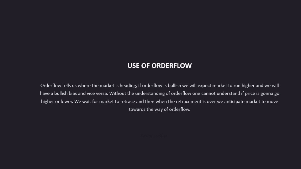 Institutional Orderflow The most important thing in getting bias is the ...