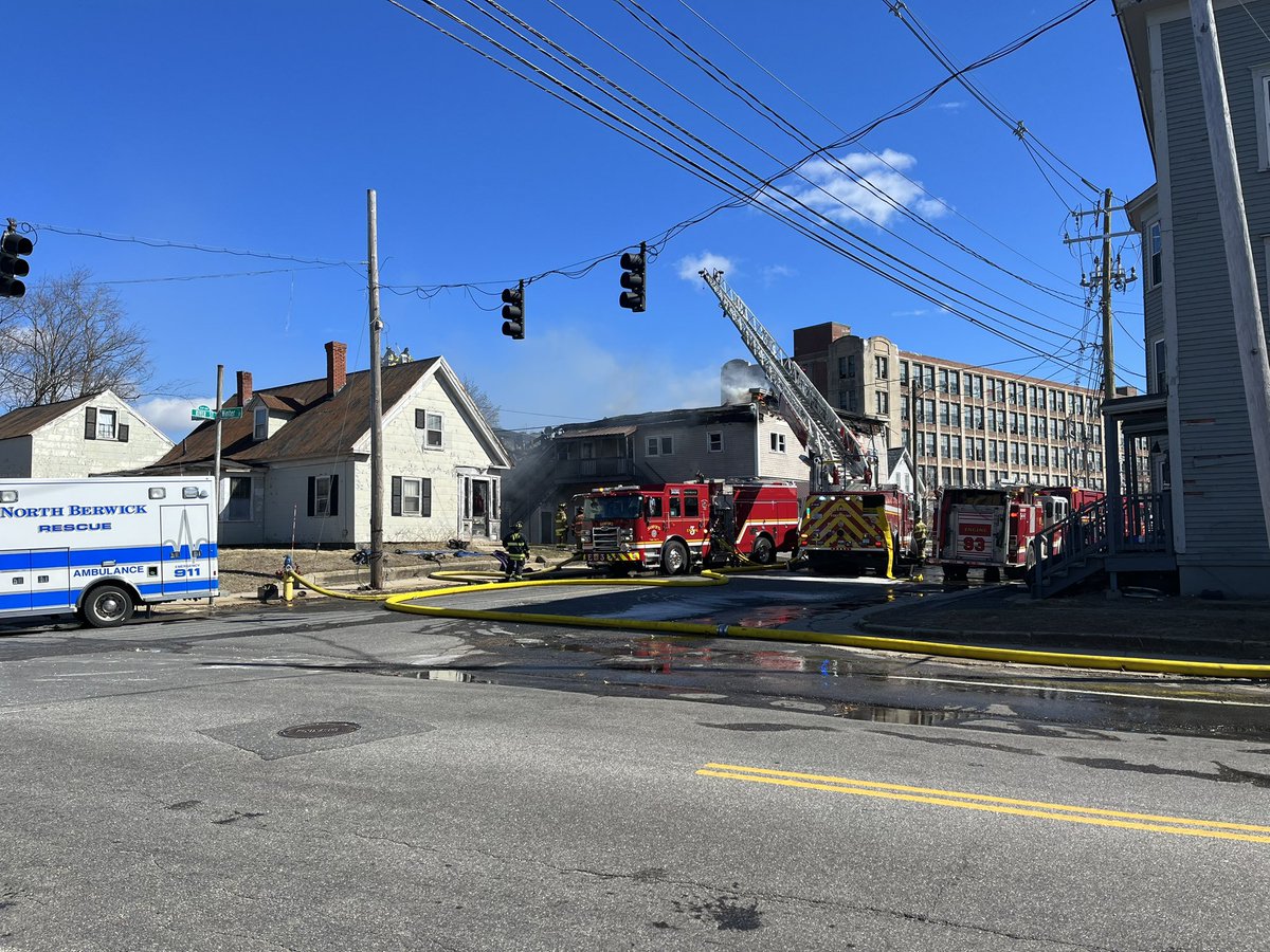 Alex Haskell (@alexhaskelltv) on Twitter photo An apartment building in Sanford caught fire just before noon.
Firefighters say no one was hurt, they rescued several pets and the building is being torn down to help put out the fire completely.
The cause of the fire is under investigation. <a href="/newscentermaine/">NEWS CENTER Maine</a> An apartment building in Sanford caught fire just before noon.
Firefighters say no one was hurt, they rescued several pets and the building is being torn down to help put out the fire completely.
The cause of the fire is under investigation. <a href="/newscentermaine/">NEWS CENTER Maine</a>