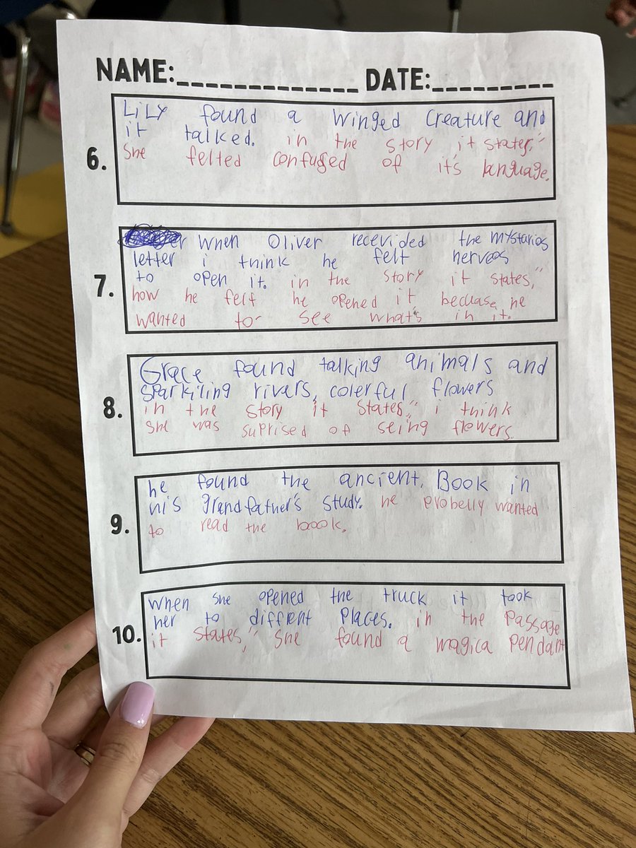 JennnTravis's tweet photo. Check out these students responding to an SCR prompt!! 👏👏👏

@NavarroCISD 
#GetYourNavarroOn https://t.co/0SUx8liayB