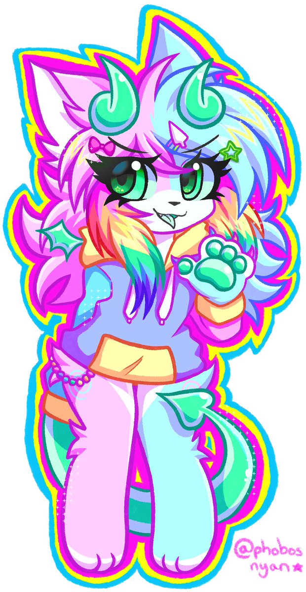 ya boy forgetting to post again! this was an art trade with eggtoast on toyhouse