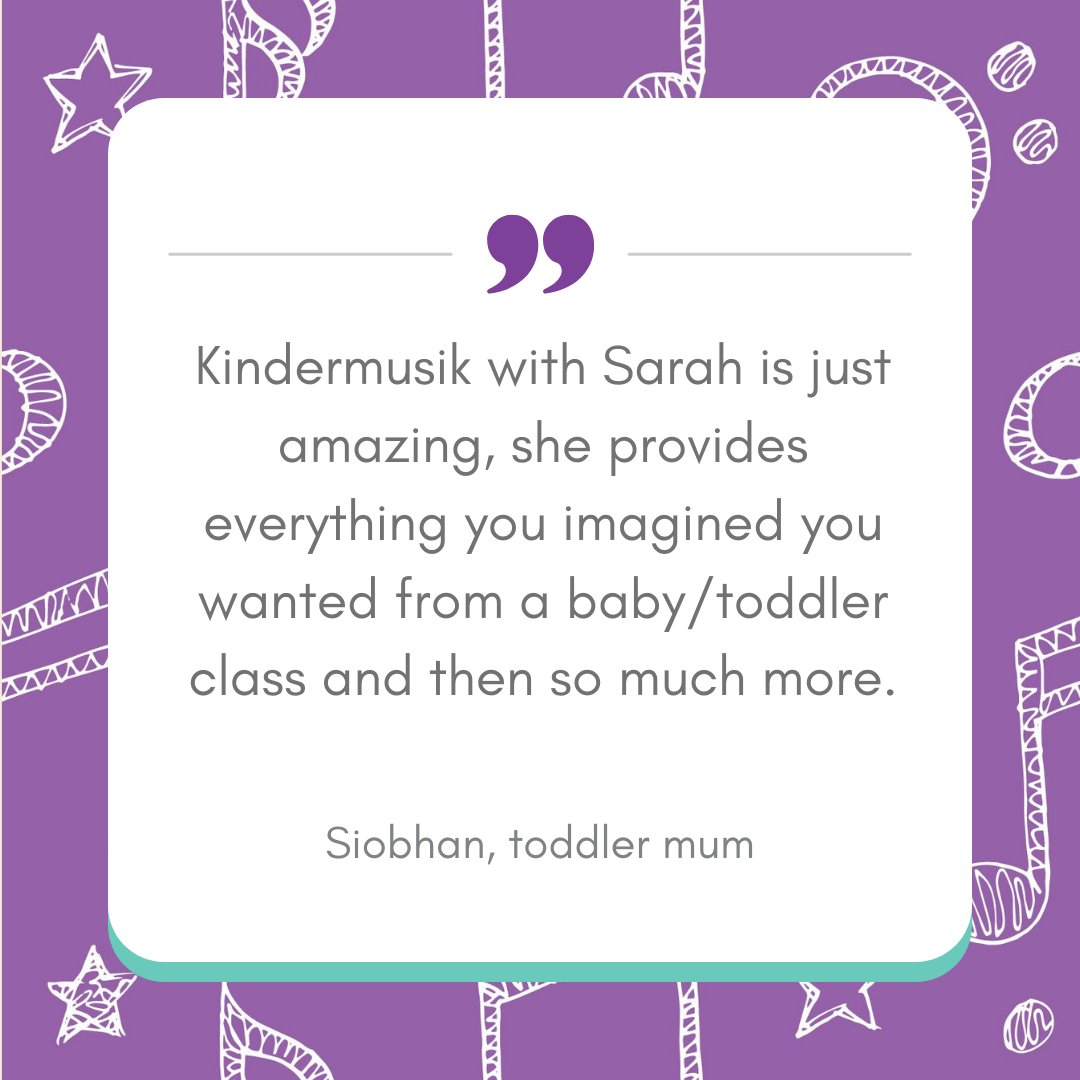 'Kindermusik with Sarah is just amazing, she provides everything you imagined you wanted from a baby/toddler class and then so much more'

#morethanababyclass #morethanatoddlerclass #toddlerclass #babyclass #toddlerclassreading #babyclassreading