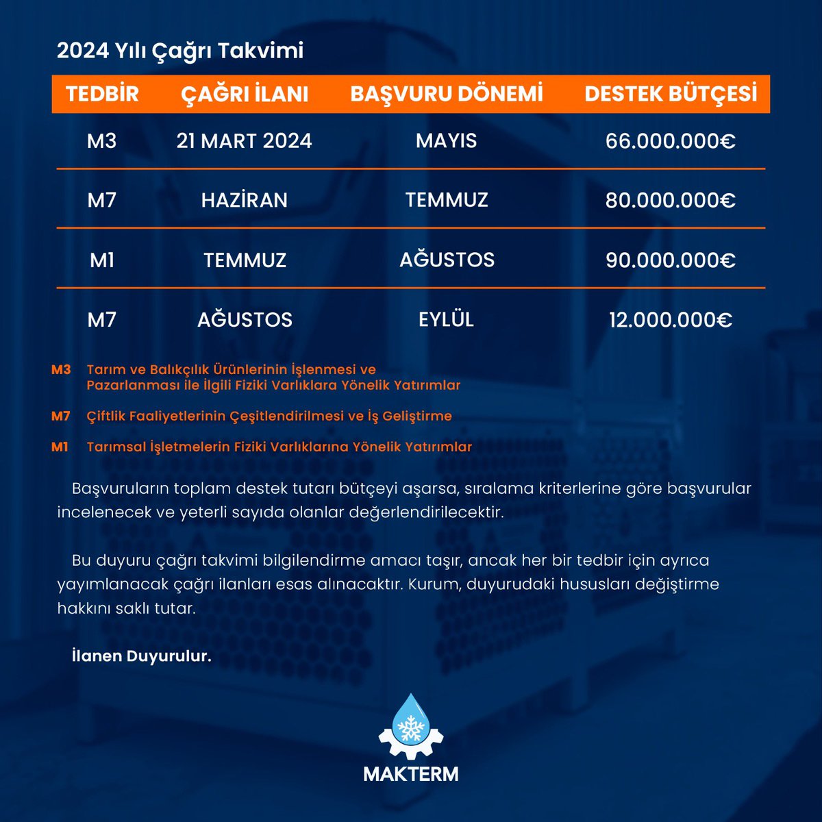 Makterm_Com's tweet photo. 2024 Yılı Çağrı Takvimi https://t.co/6LVAp4mOZ5