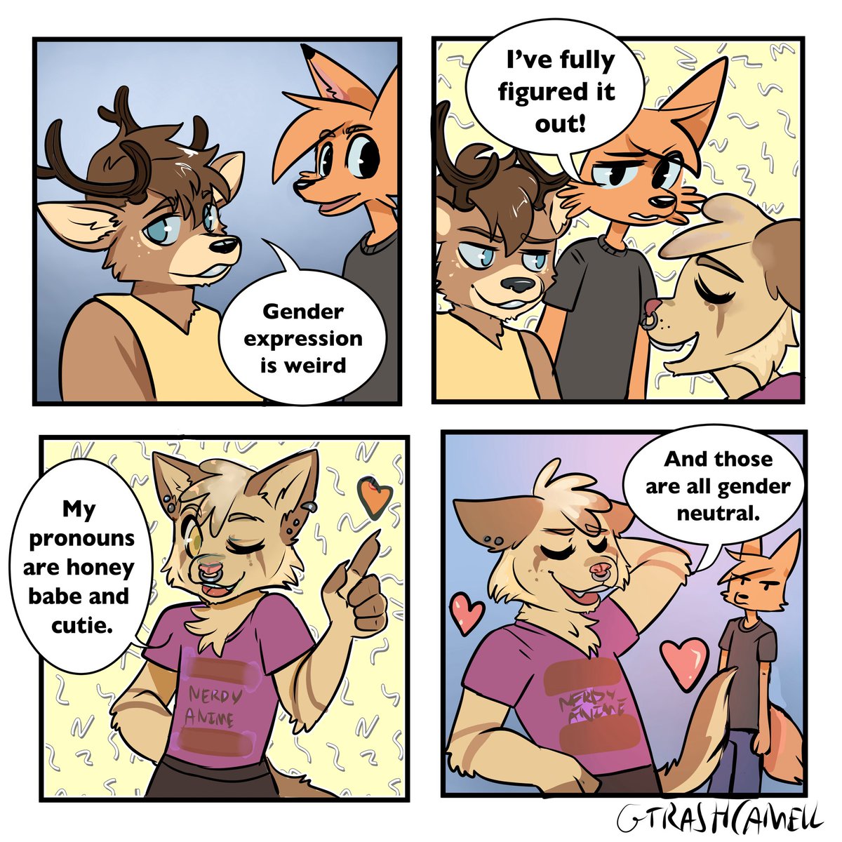 TrashCamell's tweet photo. Call me baby, it’s gender neutral https://t.co/mBy8aqyFSL