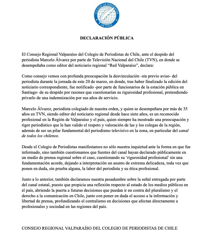 Sindicato Prensa TVN tweet media