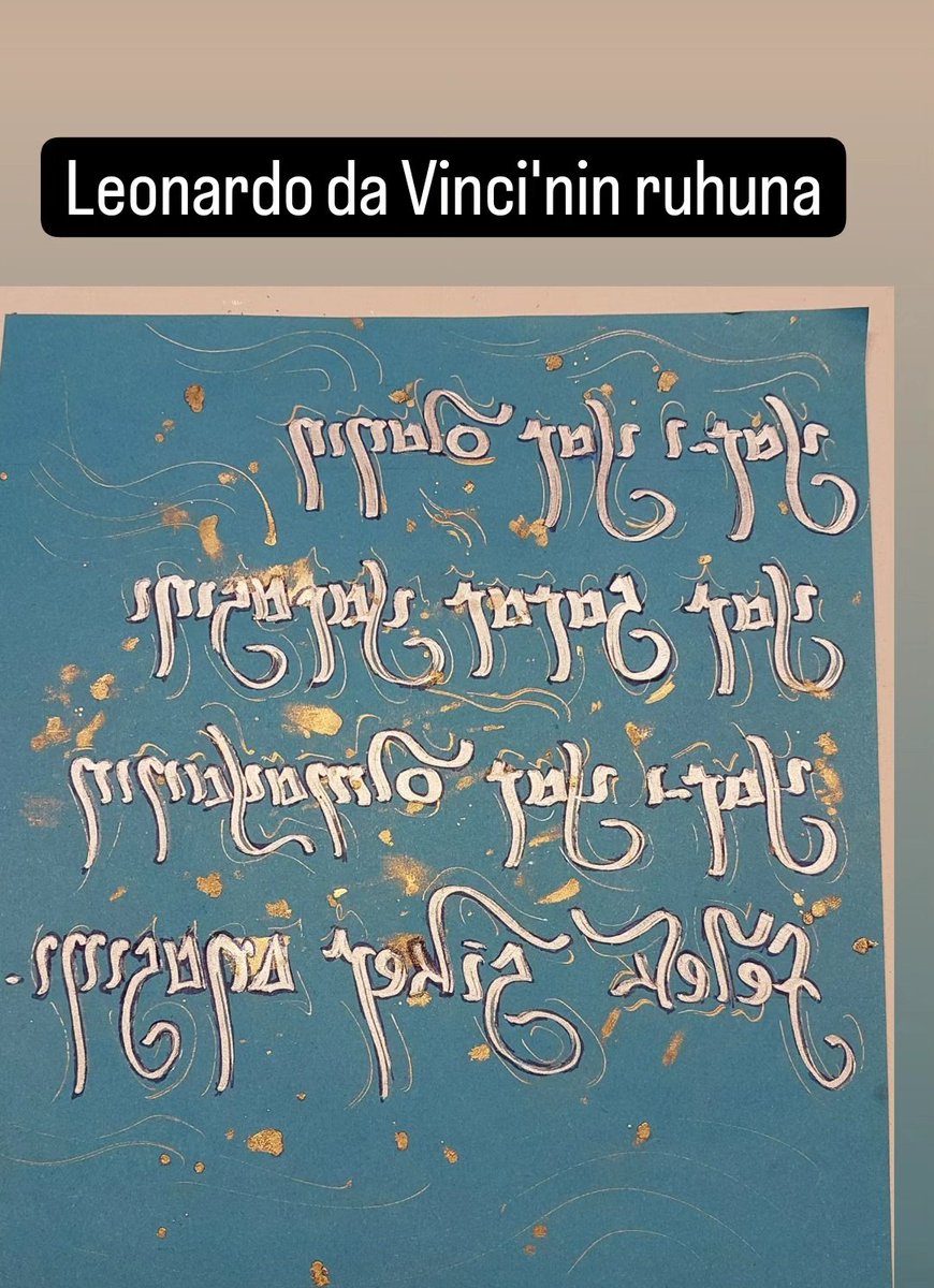 Leonardo da Vinci'nin ruhuna ve anısına....