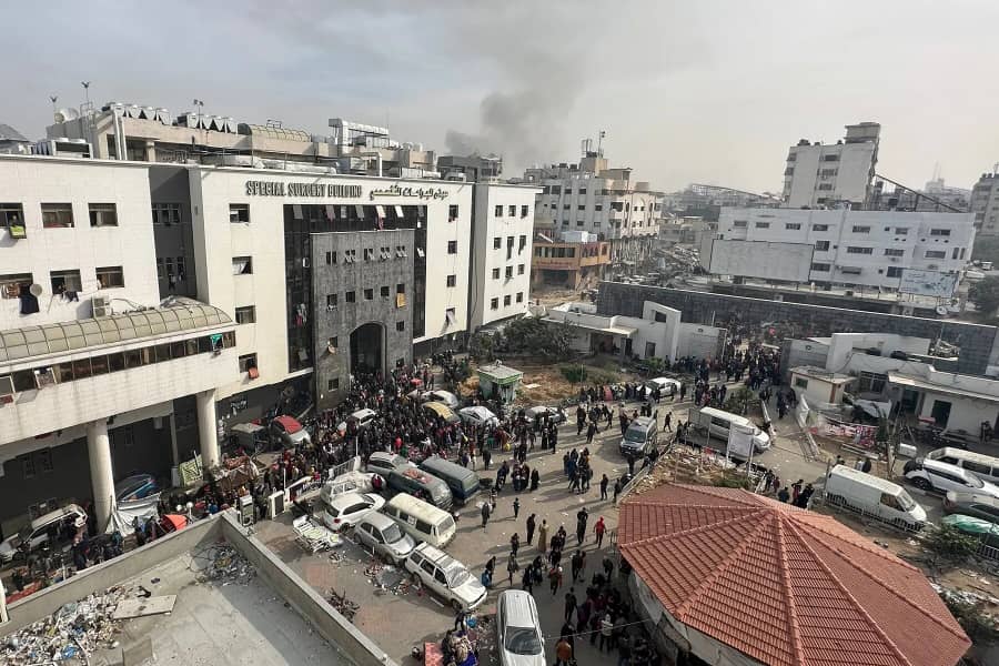Bombardeo e incursión israelí en Hospital Al Shifa, mayor centro de salud y almacén de medicamentos de Gaza, constituyen violación de Derecho Internacional Humanitario, al tiempo que demuestran total impunidad con la que Israel comete sus crímenes contra el pueblo de #Palestina.