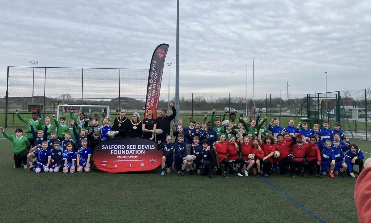 Fiddlers Lane CPS (@fiddlerslanecps) on Twitter photo Massive congratulations to our Y5 & 6 tag rugby team who are champions of Salford for the THIRD year in a row!
They had the great pleasure of receiving their trophy from <a href="/SalfordDevils/">Salford Red Devils ๐น</a> @RyanBrierley ๐น
Big thanks to <a href="/SportMattersDG/">Dean Gilmore</a> & <a href="/SRDFoundation/">SRD Foundation</a> ๐๐๐
Well done everyone! Massive congratulations to our Y5 & 6 tag rugby team who are champions of Salford for the THIRD year in a row!
They had the great pleasure of receiving their trophy from <a href="/SalfordDevils/">Salford Red Devils ๐น</a> @RyanBrierley ๐น
Big thanks to <a href="/SportMattersDG/">Dean Gilmore</a> & <a href="/SRDFoundation/">SRD Foundation</a> ๐๐๐
Well done everyone!