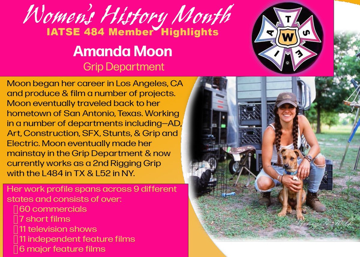 In honor of Women's History Month, we want to highlight Amanda Moon! - Part 1 of 2