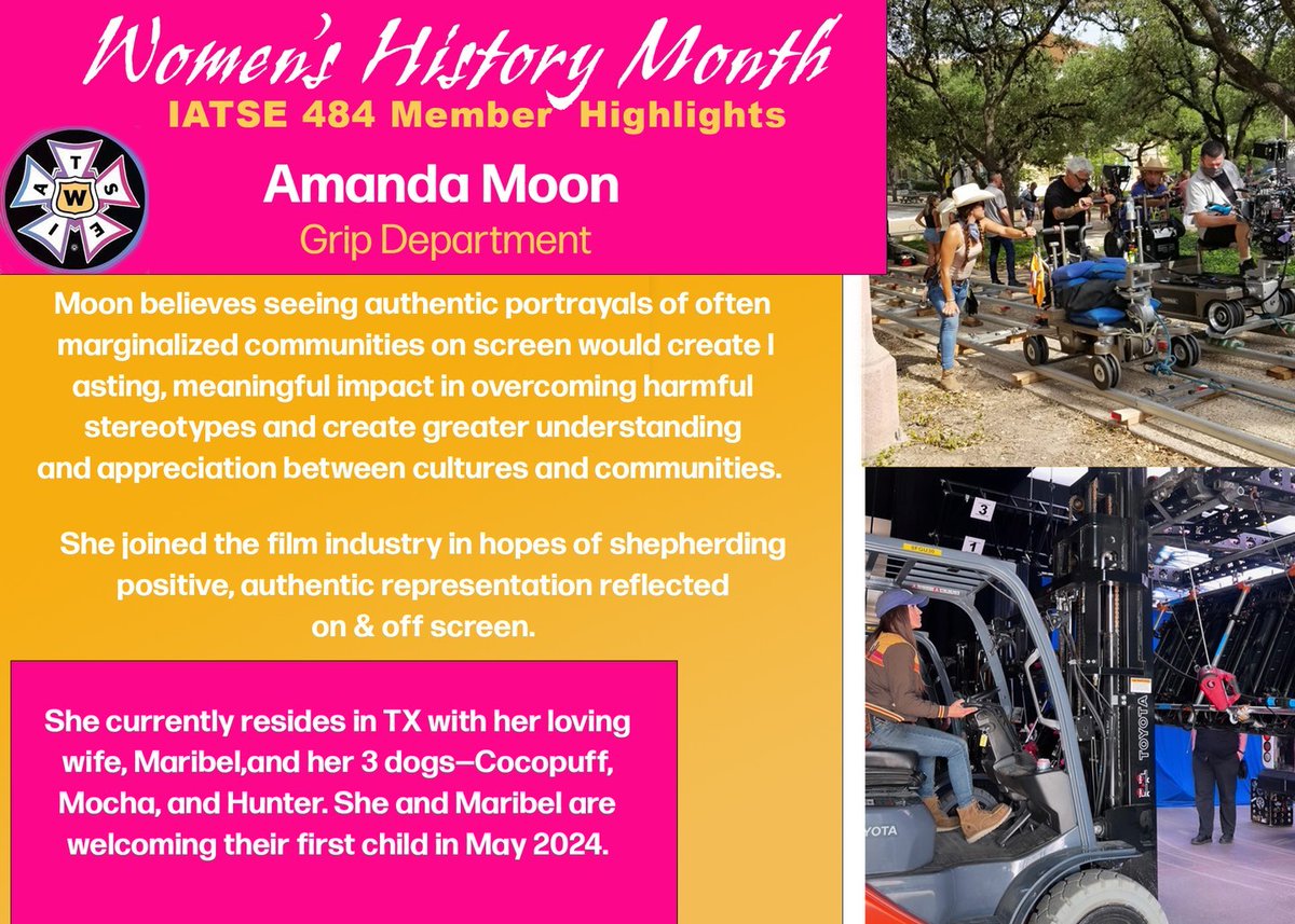 In honor of Women's History Month, we want to highlight Amanda Moon! - Part 2 of 2