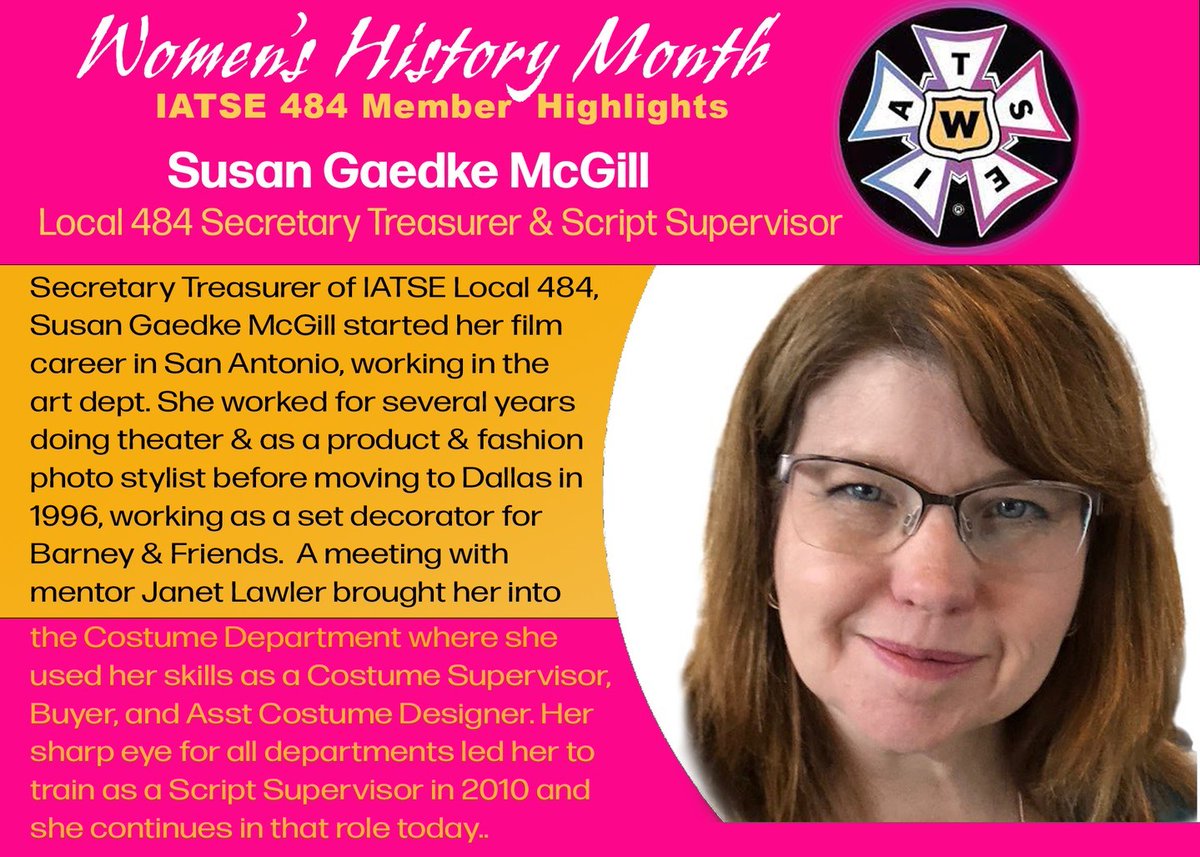 In honor of Women's History Month, we want to highlight Susan McGill! - Part 1 of 2