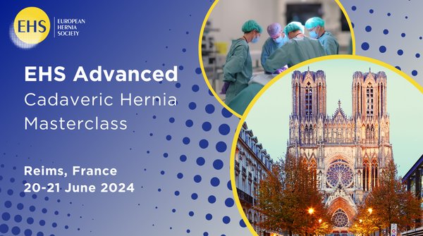 📣 EHS Advanced OPEN Cadaveric Hernia Masterclass #HerniaCourse in Reims - Registration OPEN!

➡️ bit.ly/43vzG67

#HerniaSurgery #AWSurgery #HerniaFriends #IamEHS