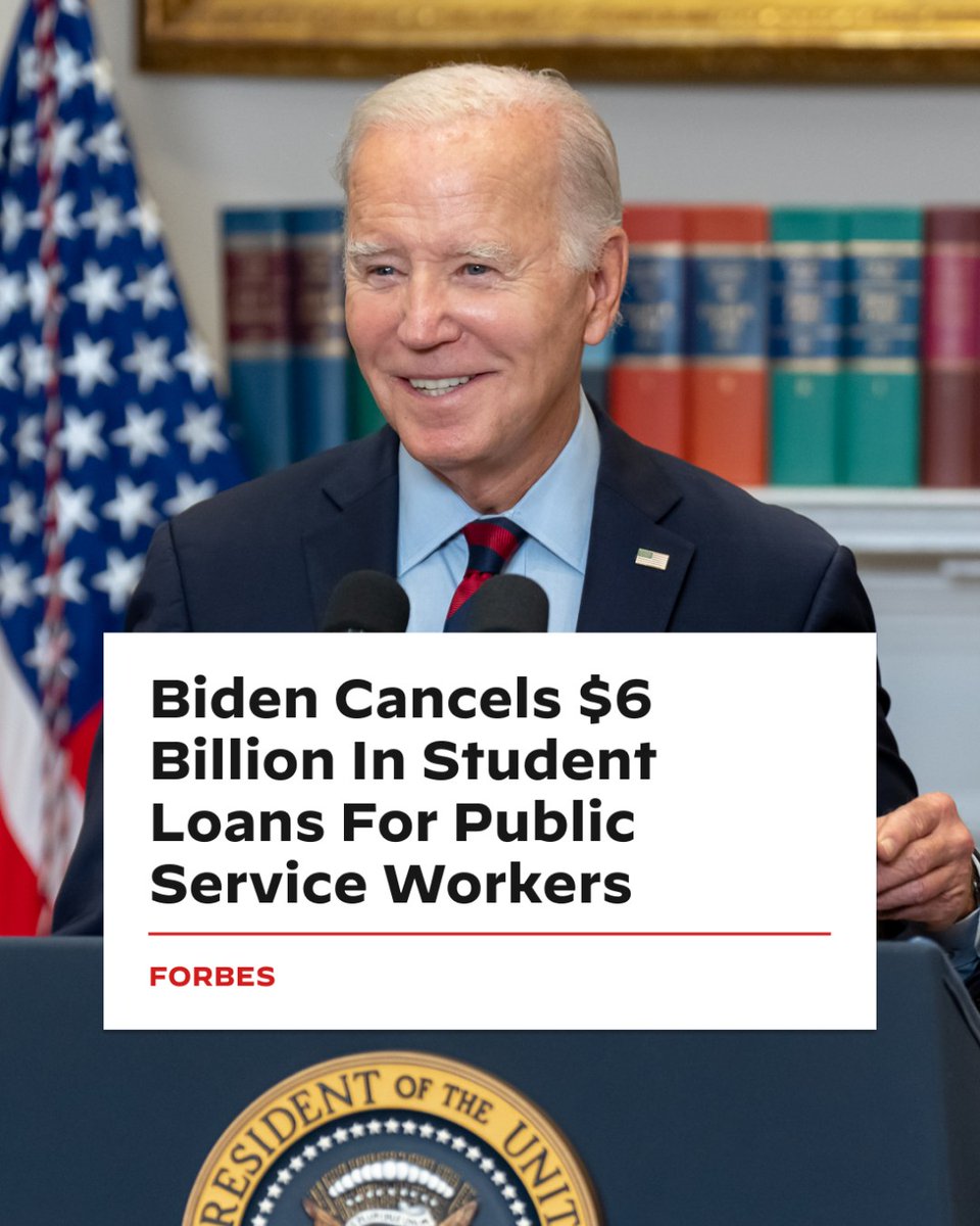 Today, we’re canceling student loans for 78,000 more public service workers. Through our student debt relief actions, nearly four million Americans have had their student debt canceled since I took office, and I will use every tool at my disposal to continue delivering relief.