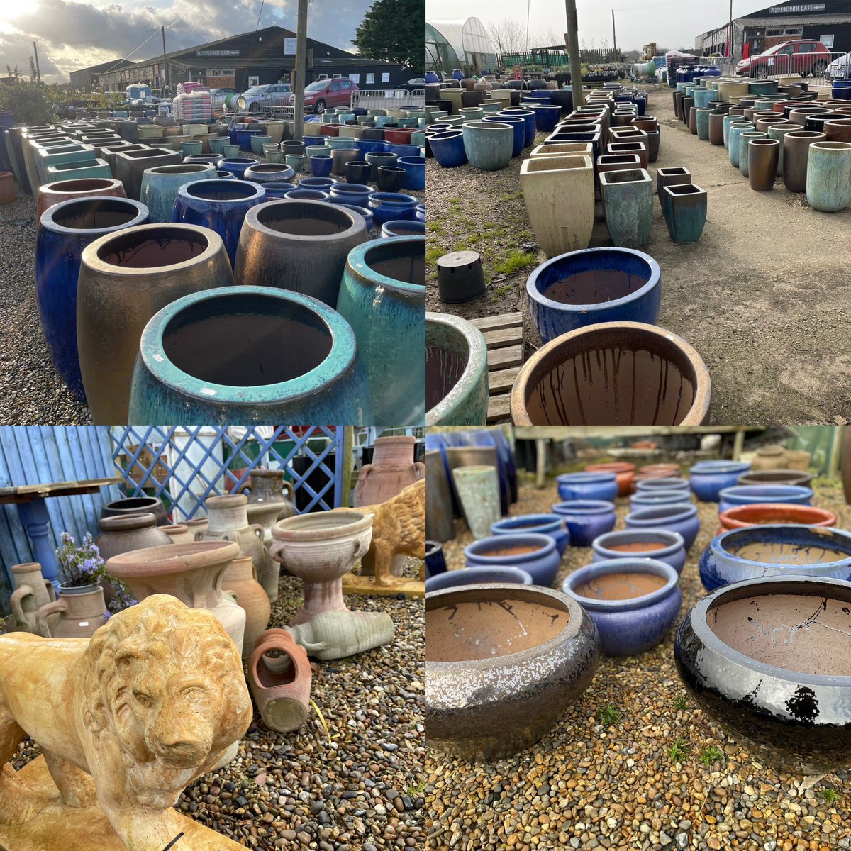 Exoticgardenco's tweet photo. Your one stop shop for garden pots #PlanetPot, #Aldeburgh open 7 days a week. 10am-4pm. https://t.co/b8mzNlmzBY