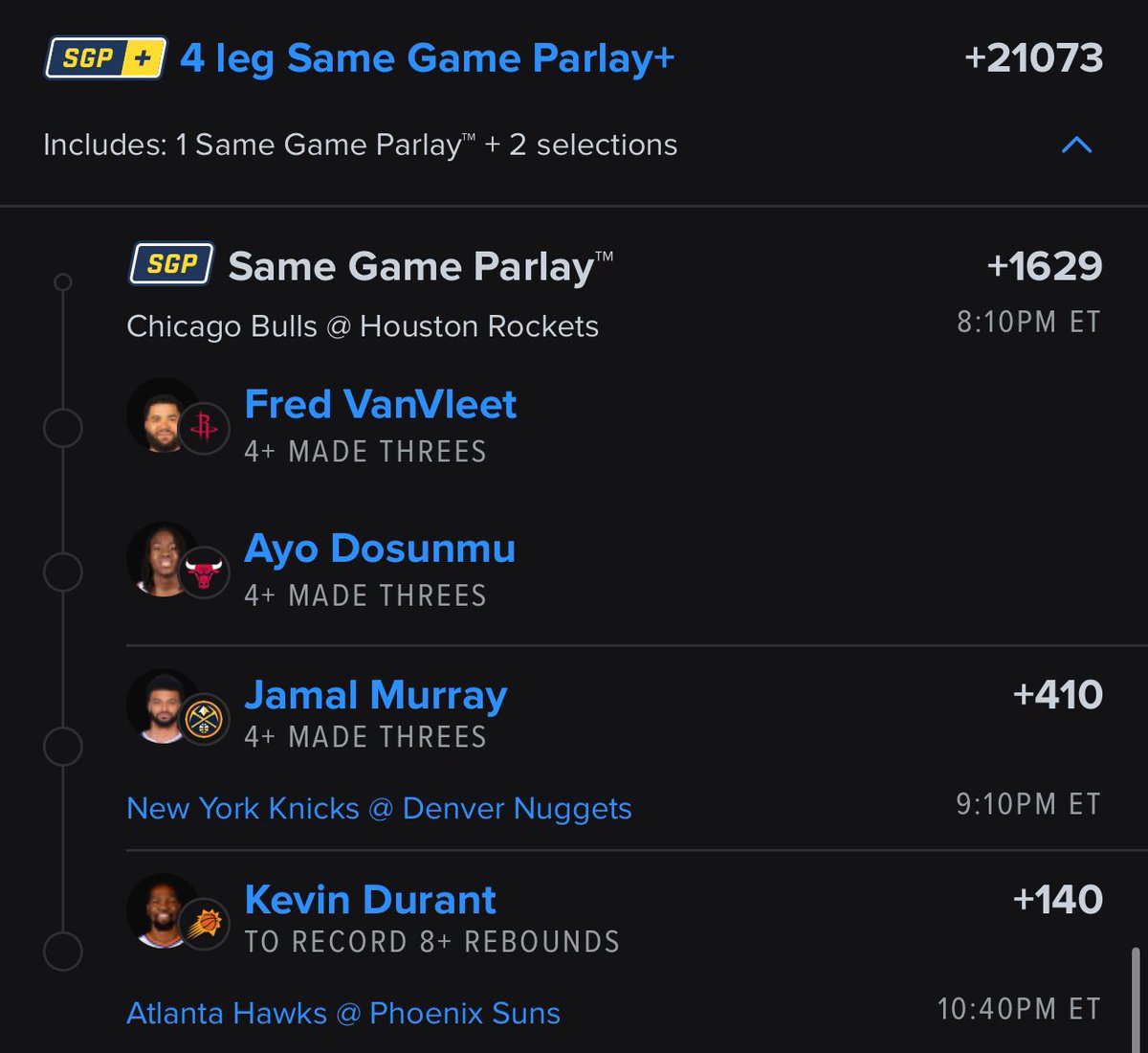 ChrisGarcia2424's tweet photo. 2 people will get $50 each if any of them hit and if we hit both 4 people will get $50 each ‼️

LIKE REPOST &amp; MUST FOLLOW ME to enter good luck 🍀 https://t.co/iMDMTEyAGp