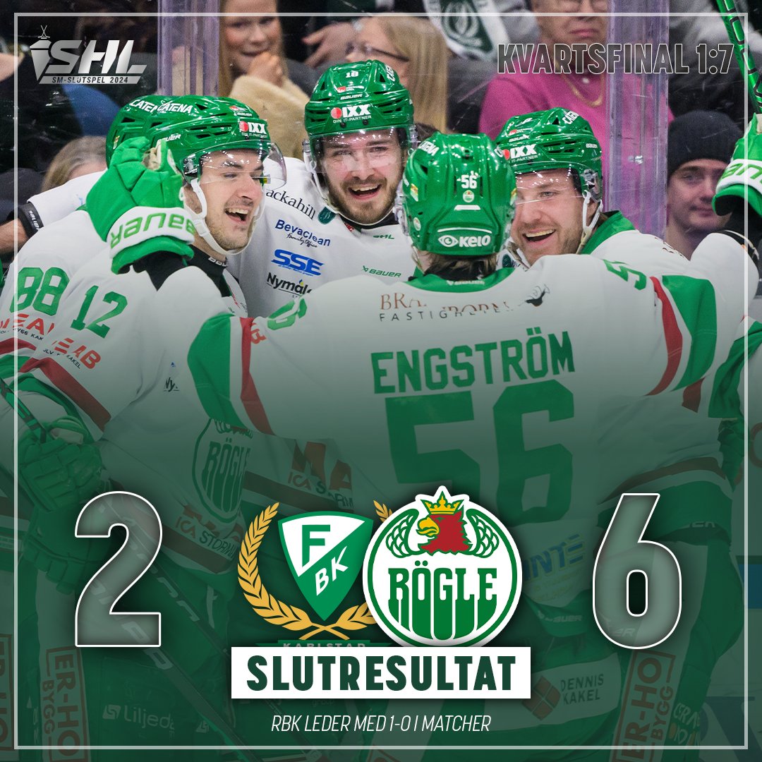 roglebk's tweet image. SEGER! ✅

Tack alla som var på plats och tittade hemma i sofforna! 💚

🎟 match 3 &amp;amp; 4: secure.tickster.com/sv/8kedntvedv2…

#förvårtrbk #roglebk #SHL