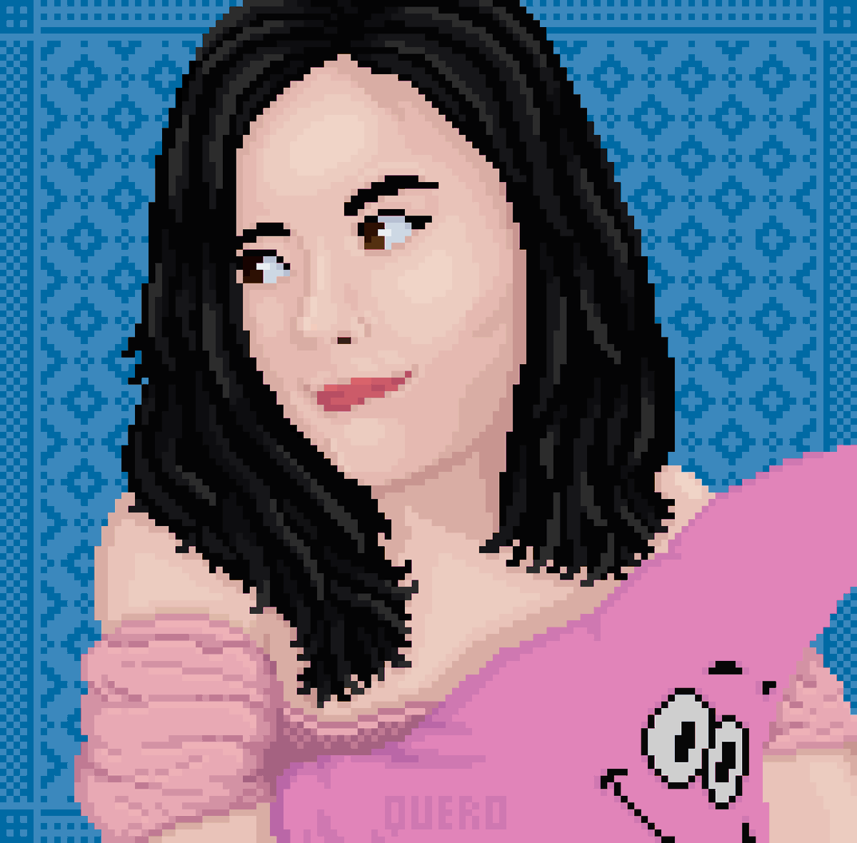 Querome_'s tweet photo. Cambiándole algunos detalles al retrato que hice hace tiempo #pixelart https://t.co/Le05VLRpva