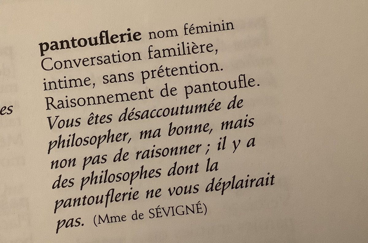 Gants de boxe ou non, le jeudi est le jour du mot oublié. Telle cette « pantouflerie » que je dépose ici sans forfanterie.