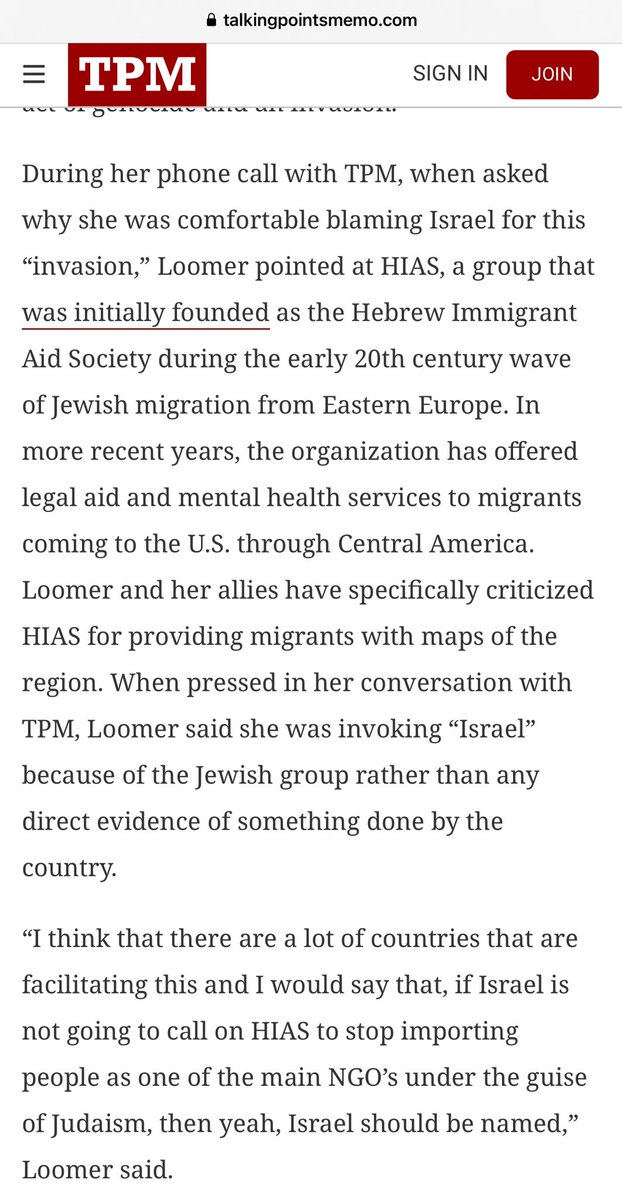 More hit pieces against me over my upcoming documentary “The Great Replacement”. @TPM @hunterw are trying to shame me for being a Jewish woman who calls out Jewish NGOs like @HIASrefugees and our Jewish Secretary of Homeland Security @SecMayorkas for facilitating the INVASION