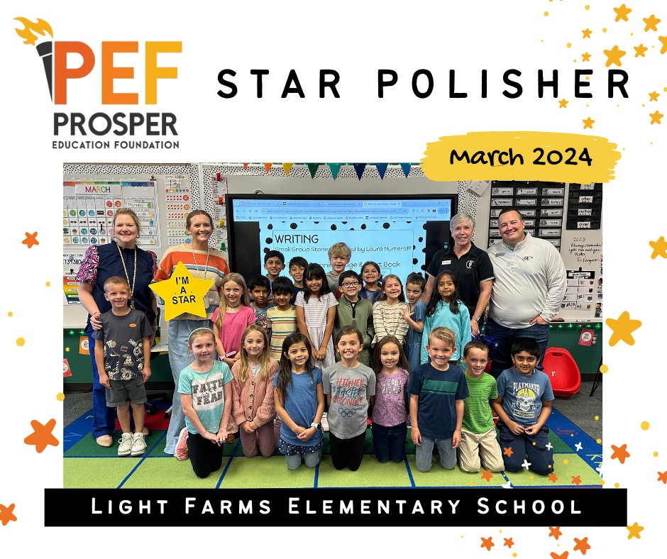 We're so grateful to have you in our Light Farms community, Ms. Brewer. The students love you, and you always motivate them to do their very best. Congratulations, you are the March Star Polisher! Fun fact, Ms. Brewer is a K-12 alumni! #starpolisher #amazing #LightFarmsElementary
