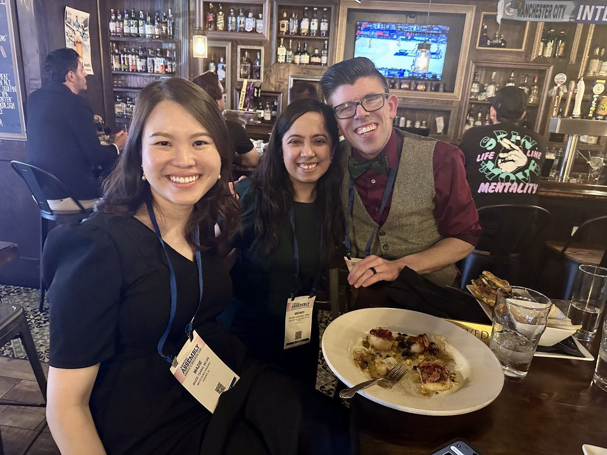 As I meander my course as a river into this beautiful jouney of heme-onc- pall, the lovely crevices I find my pitstops at, to channelize for more growth and direction- I meet these lovely people @realbowtiedoc @MazieTsangMD @AAHPM #hapc24