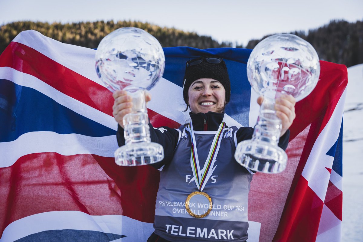 For the first time in her career, Jasmin Taylor has secured not one, but two crystal globes in the 2023/2024 @FISTelemark season 🔮🔮🤩 gbsnowsport.com/jaz-taylor-sea…