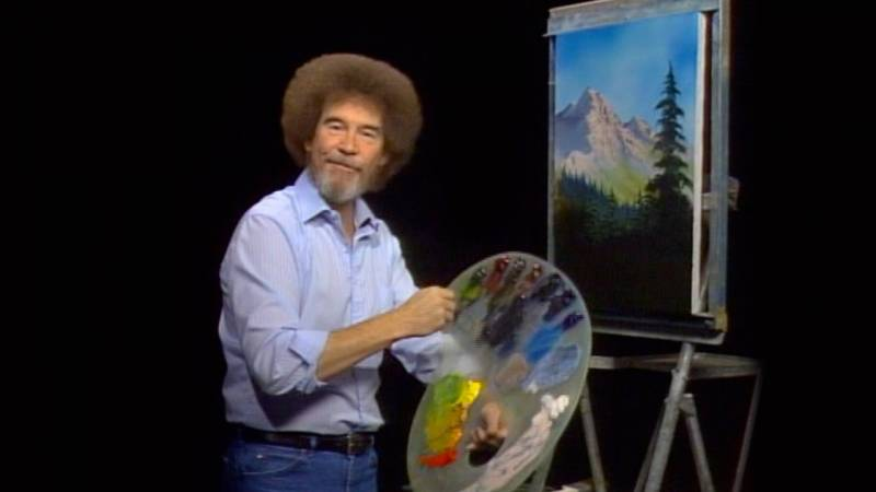 Random thought:
Bob Ross was ASMR before we knew what it was... we just knew he made us sleepy when he was airing on TV growing up.

But I feel like we missed a huge opportunity to have Gilbert Gottfried redub Bobs lines in every episode in a VHS release so people who actually