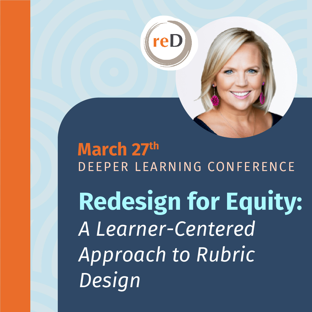 reDesignLLC's tweet image. Come see us in San Diego! Join us at DL24 on March 27 for our session, "Redesign for Equity: A Learner-Centered Approach to Rubric Design" led by reDesign’s Senior Education Consultant, Holly Reardon.

We hope to see you there! 

#K12Education #futureed #DeeperLearning #DL24
