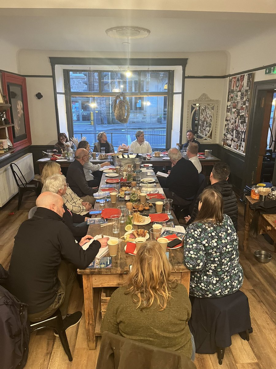 Excellent session with our @lomondtrossachs destination business group this evening. Thanks to @EatMhorBread @MHORBread for generous hosting. Lots of positivity and innovation across businesses despite huge ongoing challenges. Fingers crossed for a good 2024 season for everyone