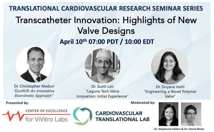 Join us for our next Translational Research Seminar with Drs. Chris Meduri, Scott Lim, David Meier, and Srujana Joshi. Register at: starfishmedical.zoom.us/webinar/regist… @CCI_CIC @HLIStPauls @AnterisTech @Providence_Hlth @CHVI85209027 @David_Meier_ @ViVitroLabs