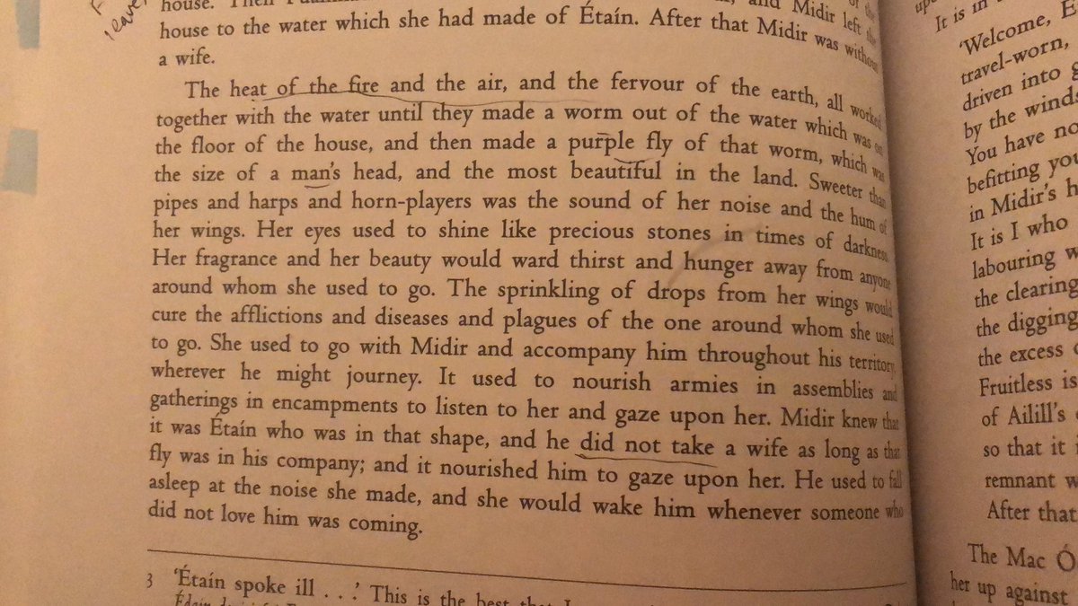 The original ‘would you love me if I were a worm’ discourse is surely the medieval Irish text Tochmarc Étaine, in which Étain becomes a worm, then a fly, and her husband loves her anyway