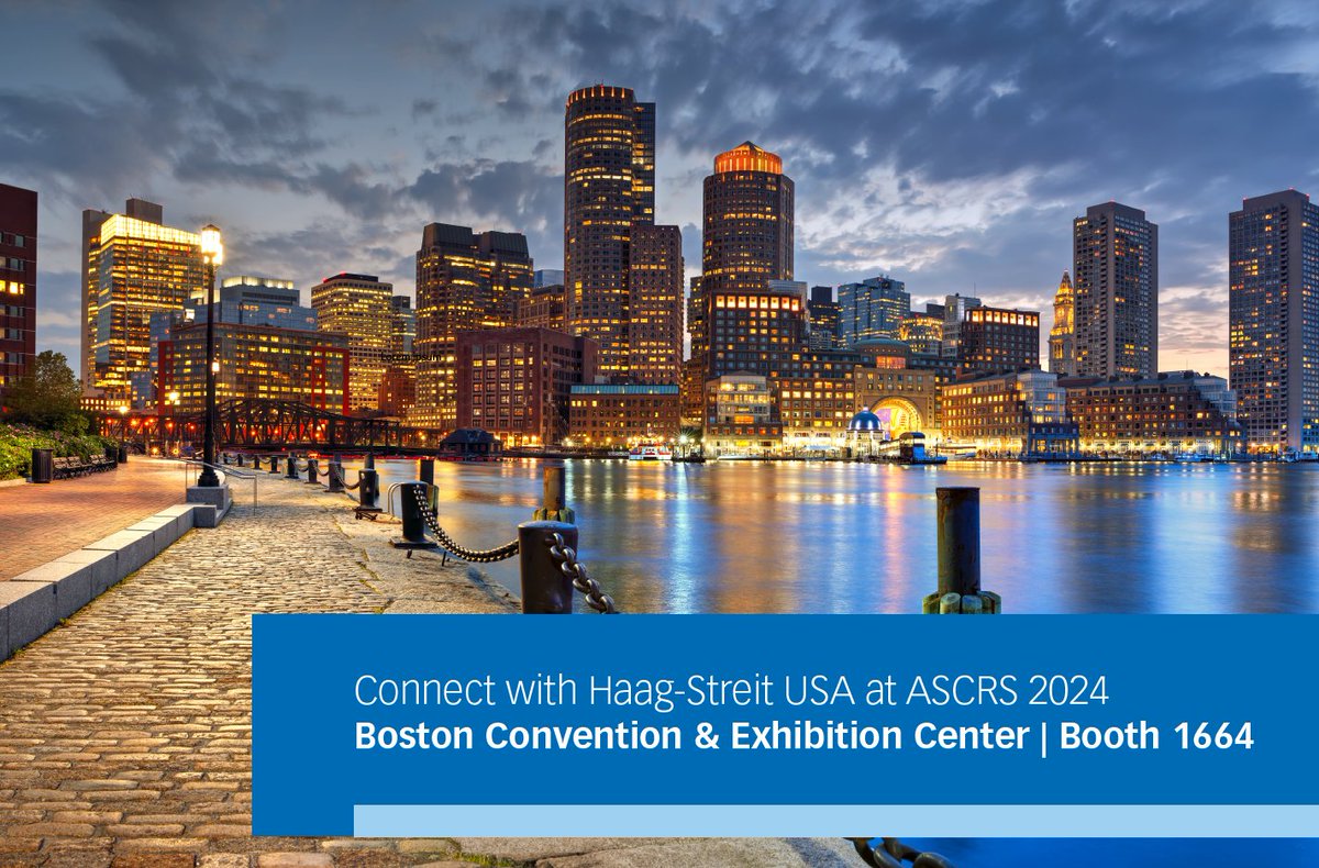 ASCRS 2024 is just around the corner! Be sure to swing by the Haag-Streit USA booth to discover how we can enhance your examination and surgical spaces. Plus, don't miss the exciting debut of something new that's sure to impress!