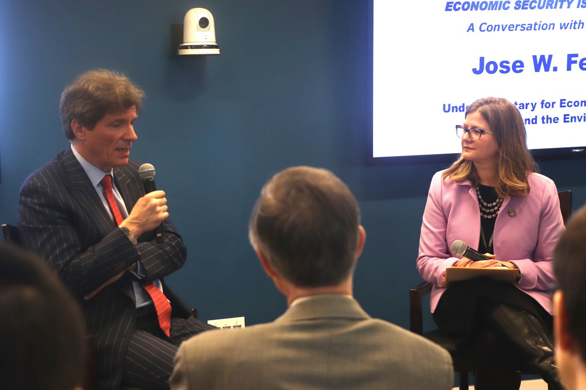 We were thrilled to host Under Secretary Jose W. Fernandez, joined by Dean Alyssa Ayres, for a recent discussion on how economic security affects our national security. Thanks to all who attended.