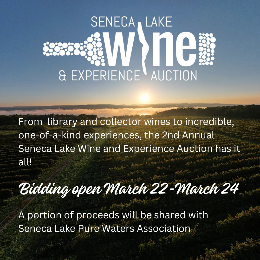 Join the Seneca Lake Wine Trail Wine and Experience Auction! bit.ly/4asoR7r