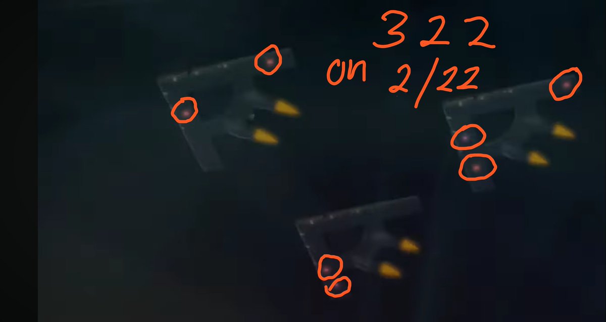 TreasureNHeavn's tweet image. These 3 bombers flew over our house on 2/22, around 9:11 Pm 😏
#ScriptedReality