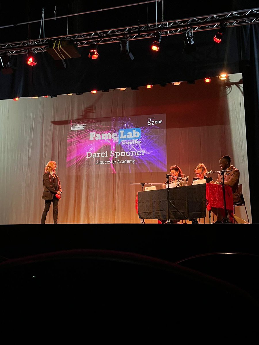 We are beyond proud that Darci in Year 9 was awarded runner up in the @FameLab Academy final this afternoon, with a fantastic independently researched and written piece. We could not be prouder if we tried! #ambition @GreenshawTrust