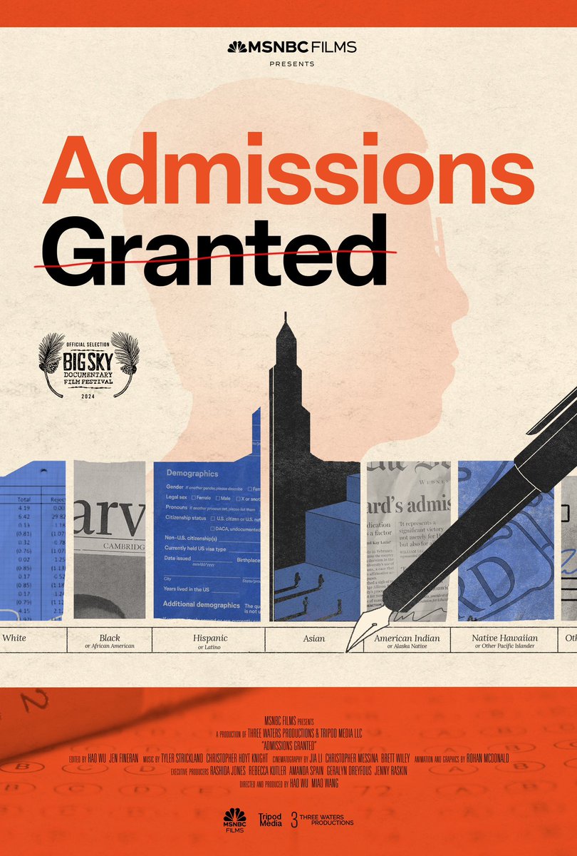 Admissions Granted - Premieres on @MSNBC Sunday, June 30 at 9 PM ET