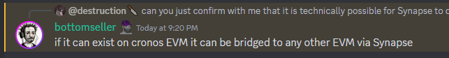 crow_with_knife's tweet photo. hi @SynapseProtocol 

🐦‍⬛🔪crows appreciate your based bridge and use it daily to move our assets in and out of @cronosapp 

🐦‍⬛🔪now crows are looking to fly all over the other EVMs and need your help 

🐦‍⬛🔪 we have an important message to deliver

caw caw https://t.co/1schLKOSfT