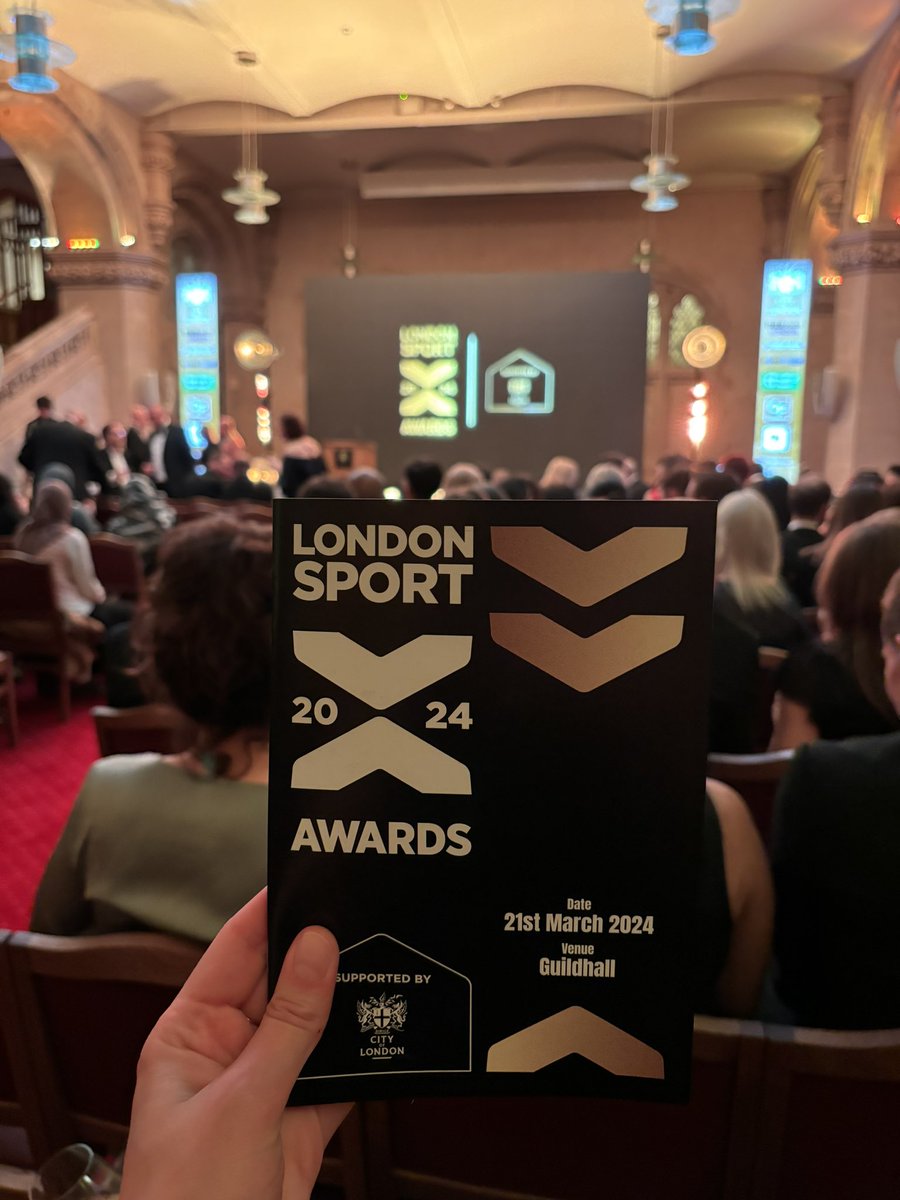 A privilege to be invited to the incredible #LondonSportAwards tonight 🏆 @LondonSport