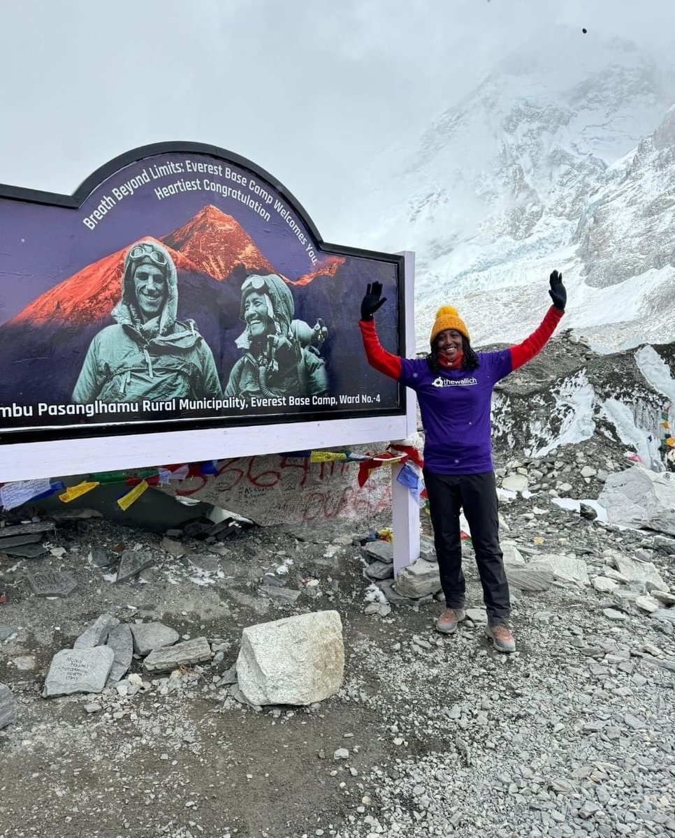 Kelsey (@kelsmartyn) on Twitter photo My aunty - and ex <a href="/ArsenalWFC/">Arsenal Women</a> & Wales footballer - just reached Everest Base Camp this afternoon, raising money for <a href="/TheWallich/">The Wallich</a>. An incredible role model for women of all ages & I can only hope to be this fit at 50!
Congratulations Aysh!💜 My aunty - and ex <a href="/ArsenalWFC/">Arsenal Women</a> & Wales footballer - just reached Everest Base Camp this afternoon, raising money for <a href="/TheWallich/">The Wallich</a>. An incredible role model for women of all ages & I can only hope to be this fit at 50!
Congratulations Aysh!💜