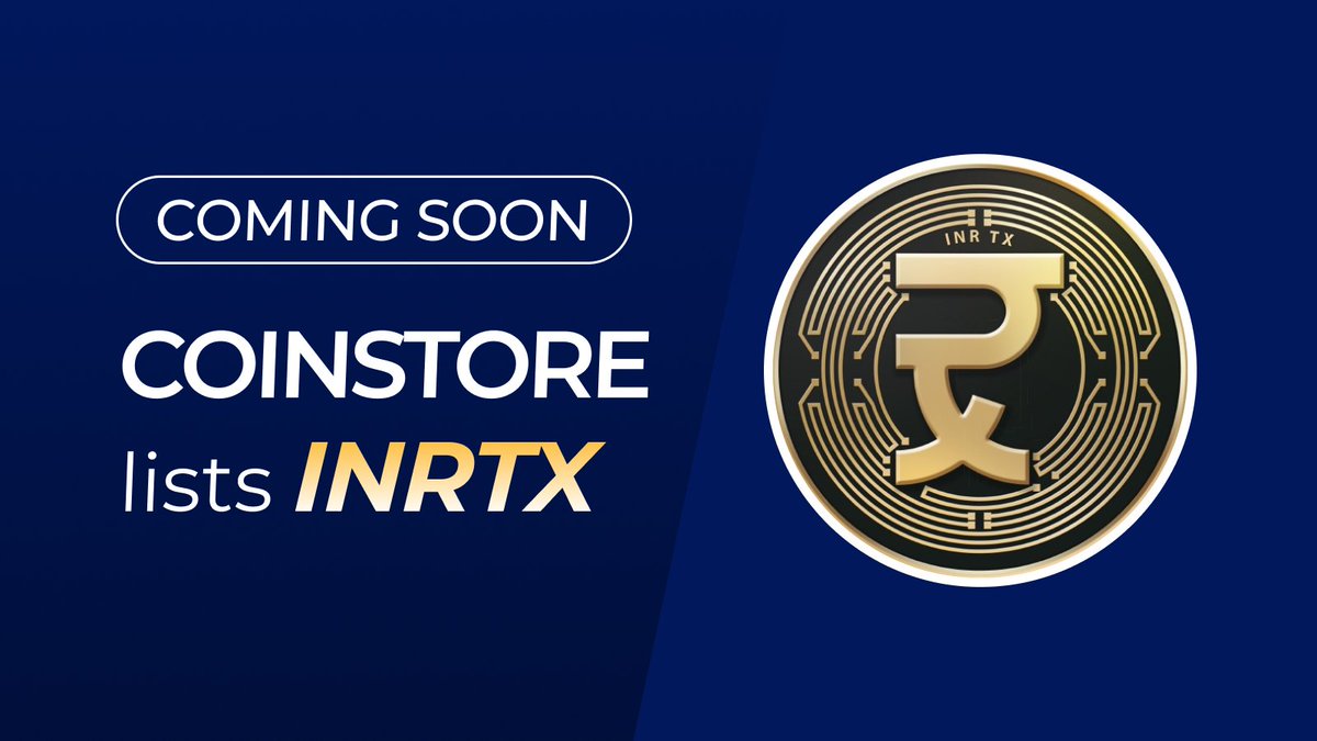 Layer2_Space's tweet photo. 🔥 Upcoming Token Listing

👉 @inrtx_io is coming soon on @CoinstoreExc

👉 #INRTX is the transactional token that mirrors the value of Indian Rupee, backed by reserves of stablecoin.

Key Features;

✅ prioritizing stability
✅ transparency
✅ easy integration 

🔽 More info 👇
https://t.co/NMkbi6iKMh