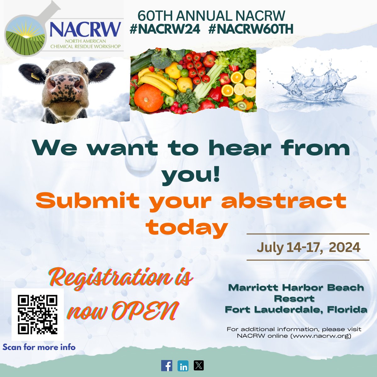 North American Chemical Residue Workshop (NACRW) tweet media