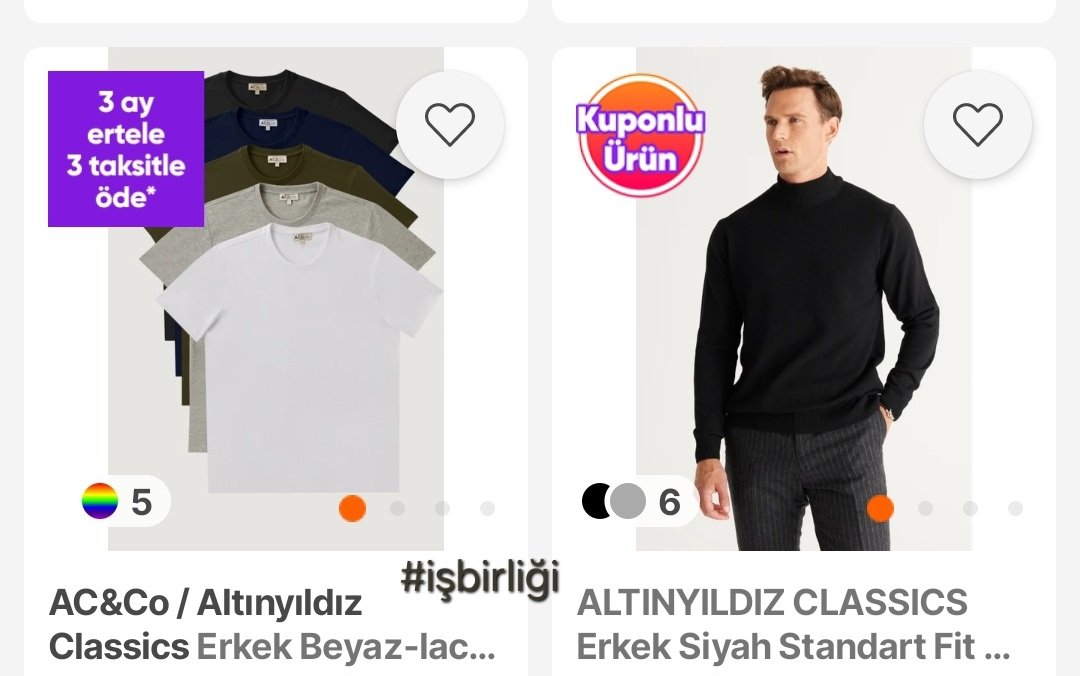 Kısa süreliğine; Altınyıldız Classic marka ürünlerde 500 lira üzeri alışverişlerde ANINDA 50 LİRA İNDİRİM VAR. Link👉app.hb.biz/9uyMXNWulOGn