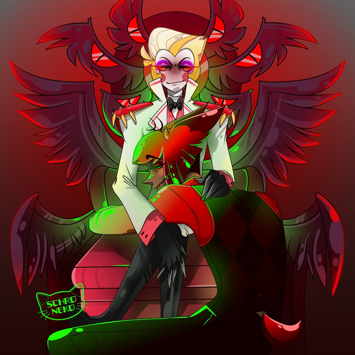 Schronekoart's tweet photo. It's a deal then?? #radioapple #appleradio #hh #hazbinhotel https://t.co/jKwC2okgwt