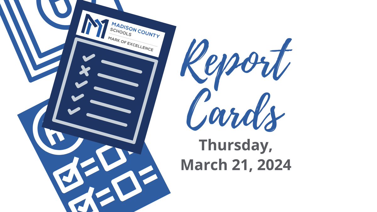 Check those book bags and ActiveParent accounts! Thursday March 21 is report card day! #MarkOfExcellence #MovingTheMark #CreateCollaborateCommunicate